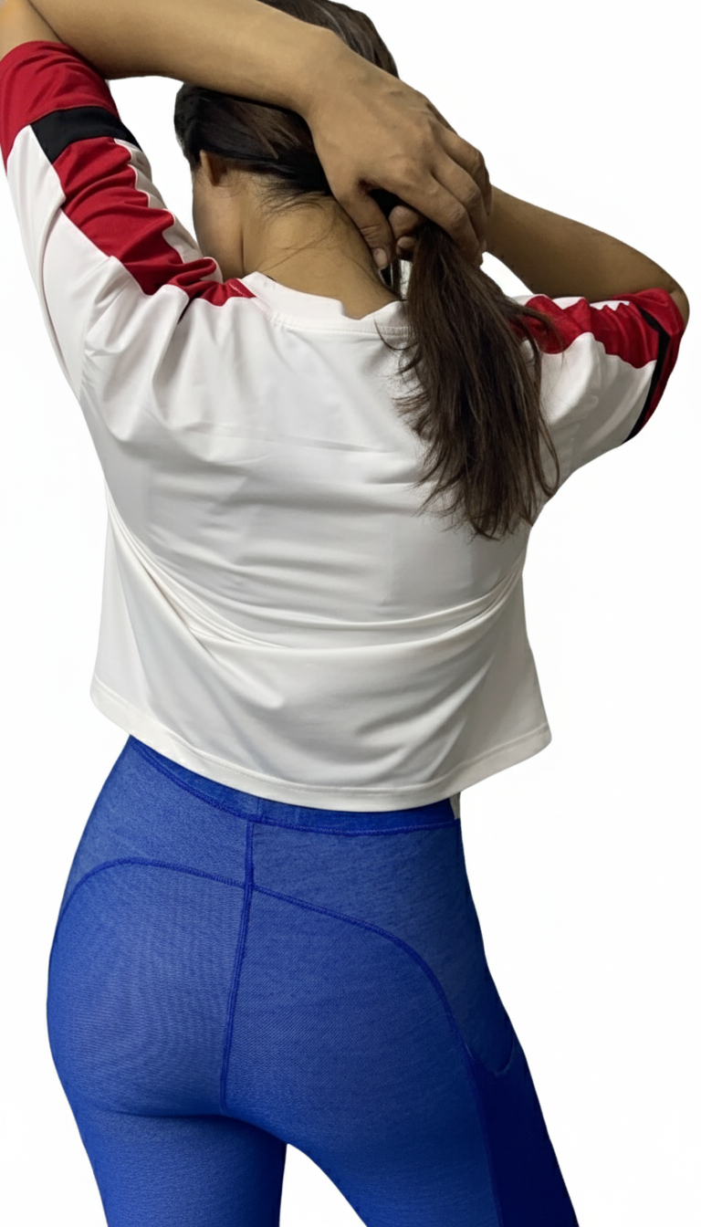 Drop And Crop Workout Tee Shirts