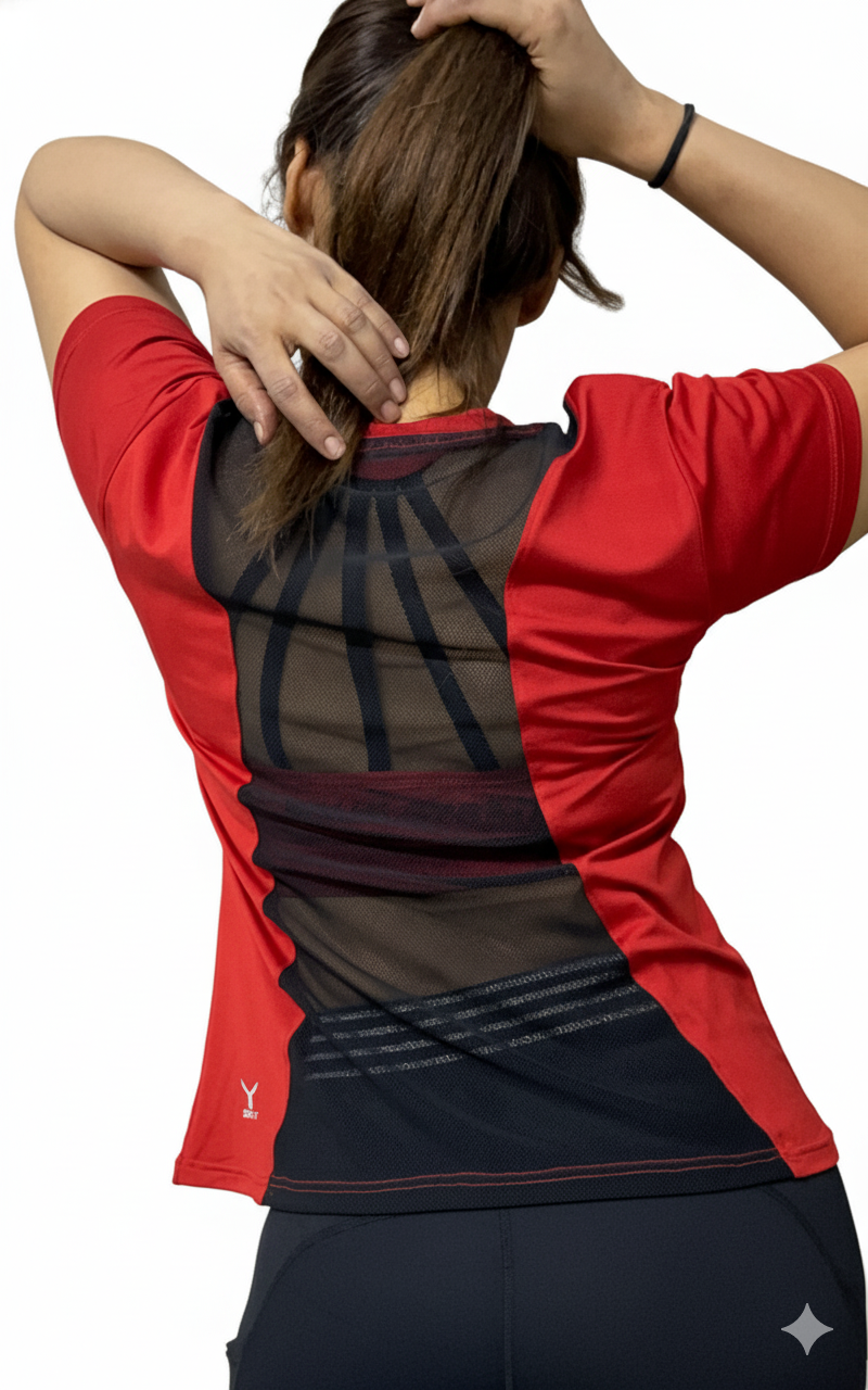 Sport Mesh Back Vented Athletic Top