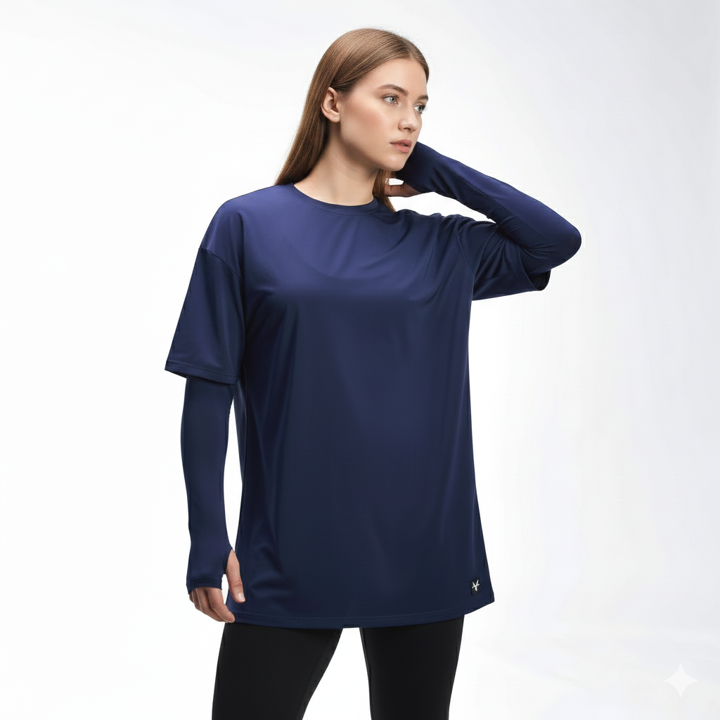 Modesty Long-Sleeve Running Top