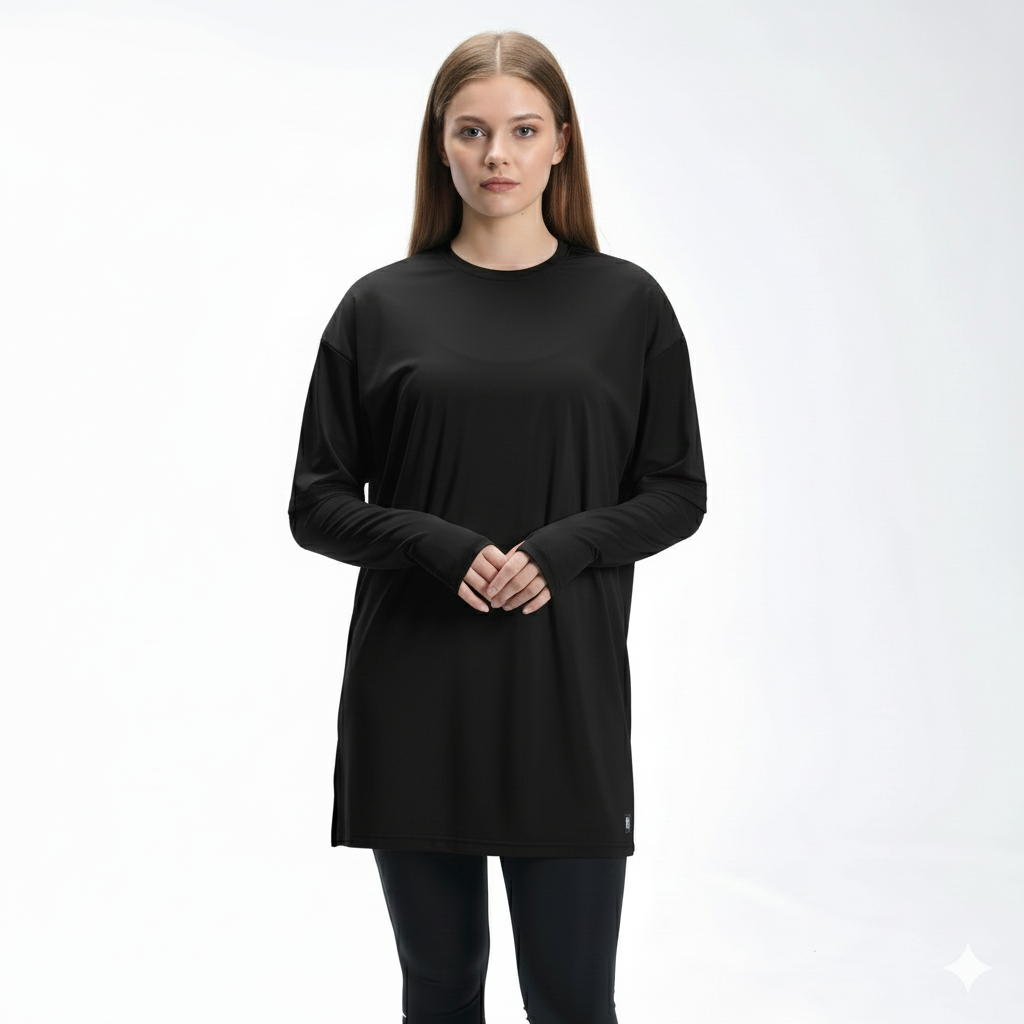 Modesty Long-Sleeve Running Top