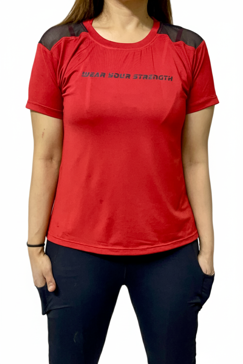 Sport Mesh Back Vented Athletic Top