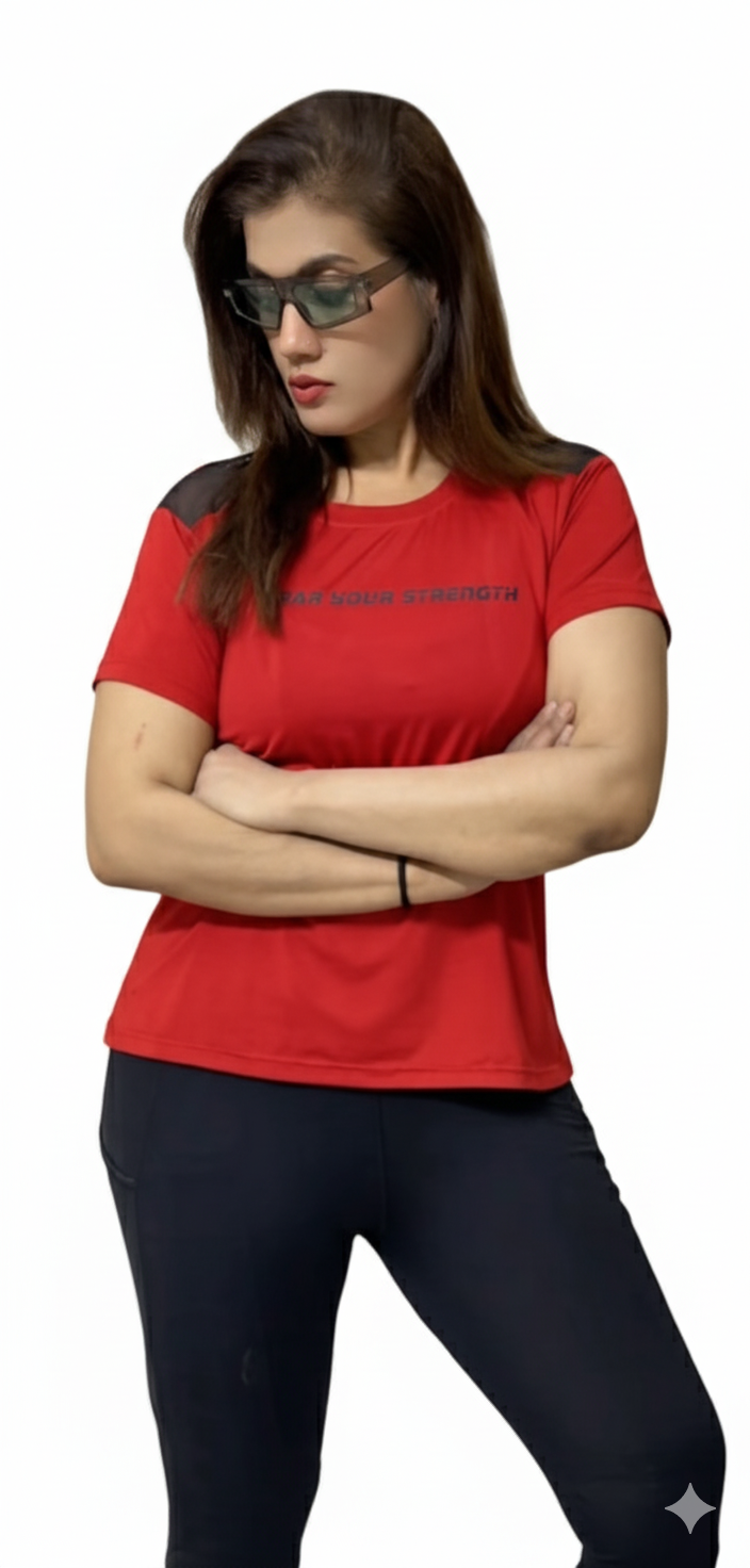 Sport Mesh Back Vented Athletic Top