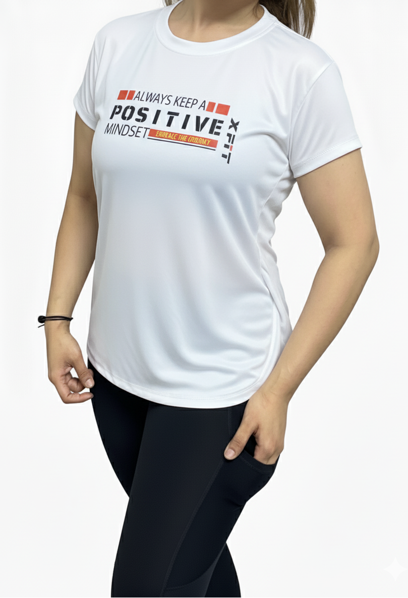 Relaxed Fit Slit-Hem Performance T-Shirt