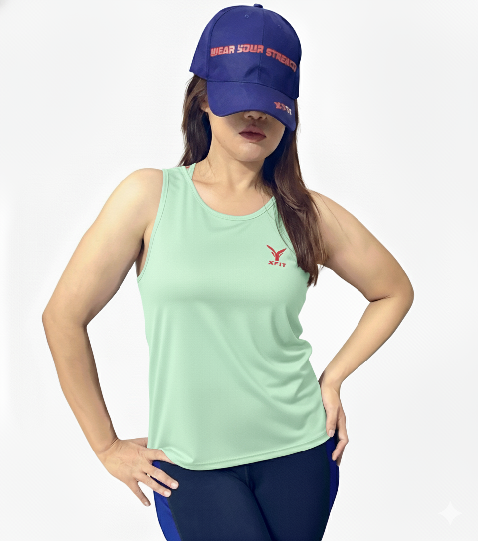 Quick-Dry Athletic Sleeveless Workout Top