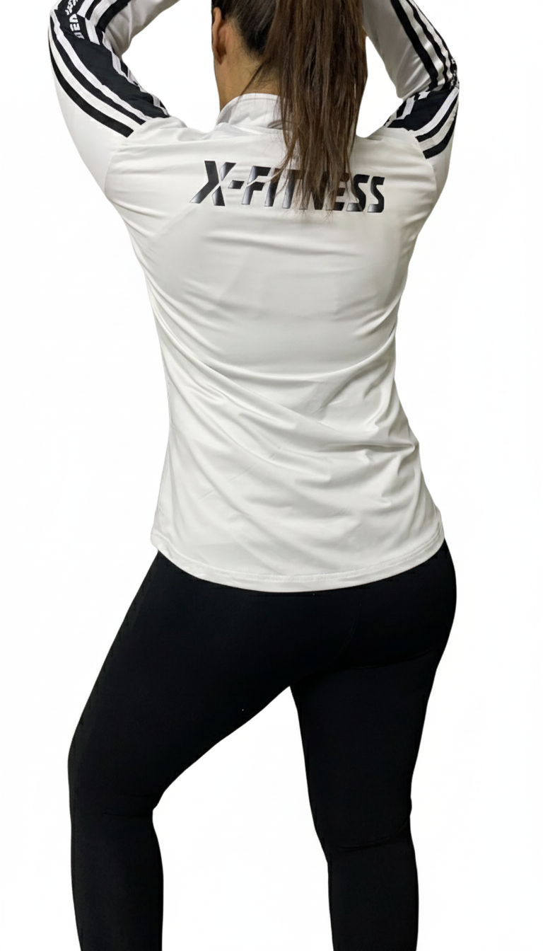 Monochromatic Zippered Track Jacket