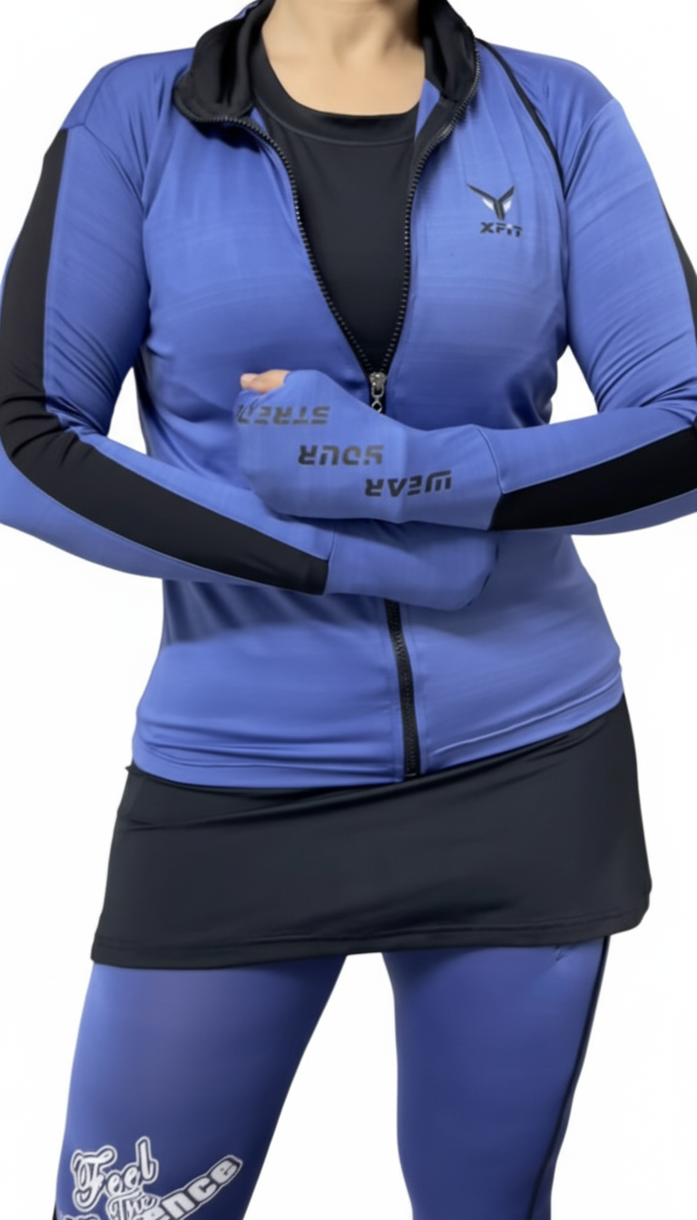 Two Tone 4 piece Padel Dress Style Skort Set