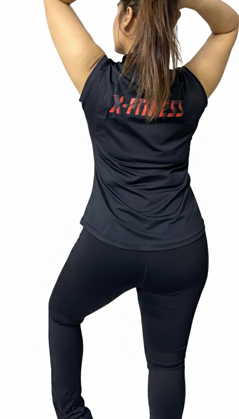X-FITNESS Sleeveless Workout Vest With Flapper