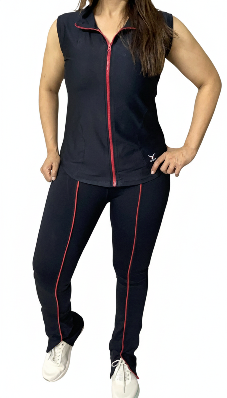 X-FITNESS Sleeveless Workout Vest With Flapper