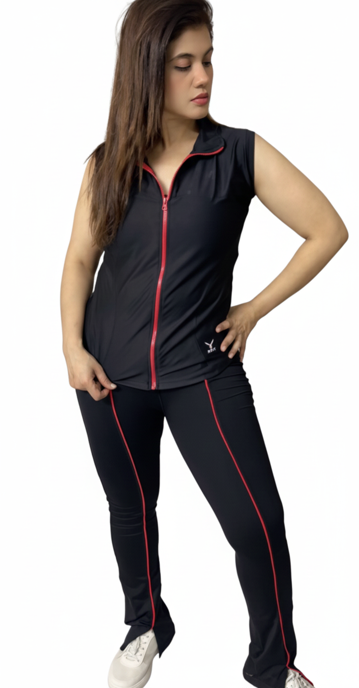 X-FITNESS Sleeveless Workout Vest With Flapper