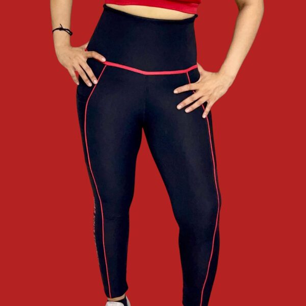 High Rise Sporty Red  TIGHTS