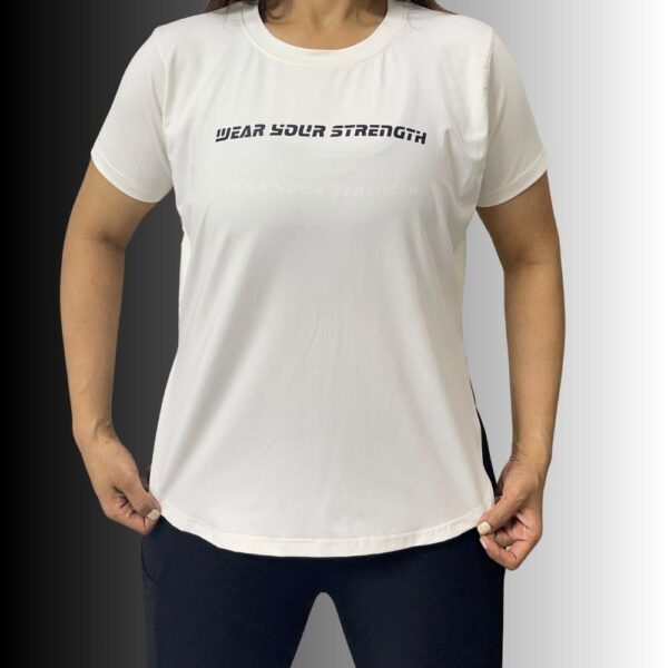 Round White Tee Shirts